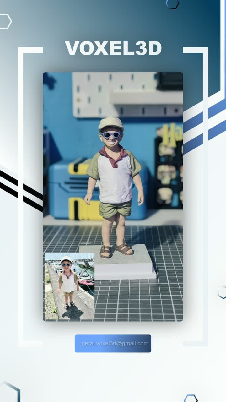 Child Photo Statue