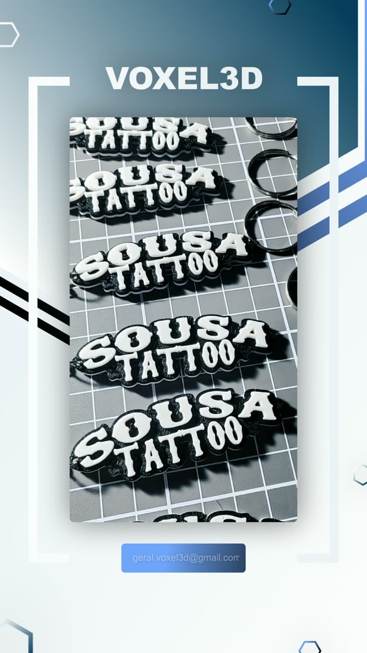 Sousa Tattoo Studio Keychains